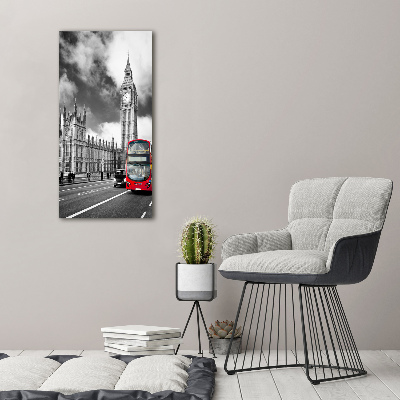 Verticale foto op canvas Big Ben Londen