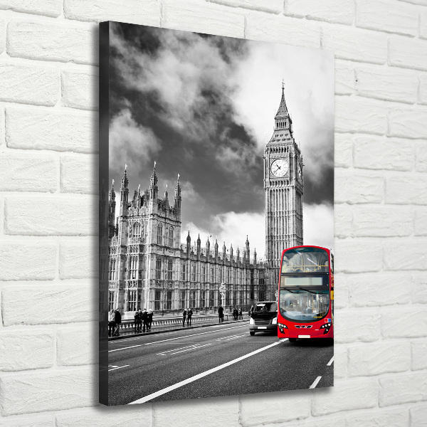 Verticale foto op canvas Big Ben Londen