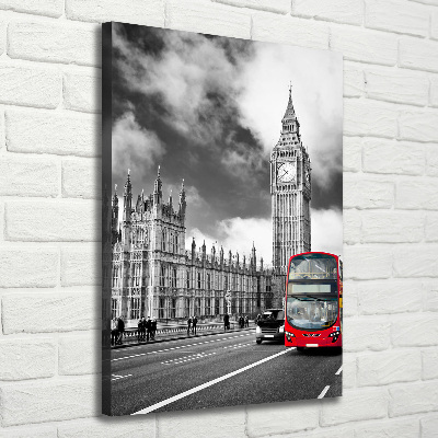 Verticale foto op canvas Big Ben Londen