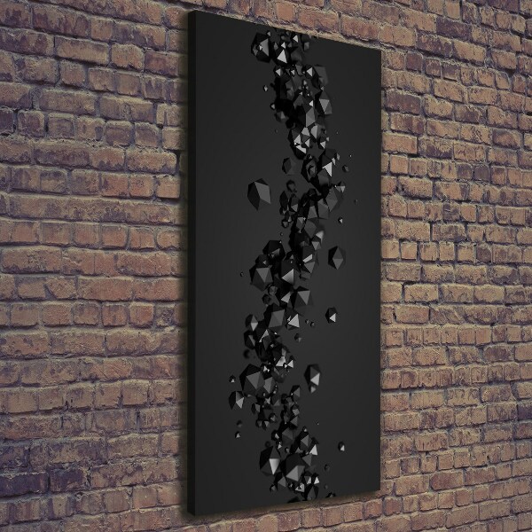 Verticale foto op canvas 3D-abstractie