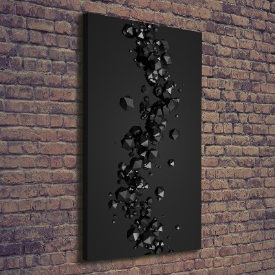 Verticale foto op canvas 3D-abstractie
