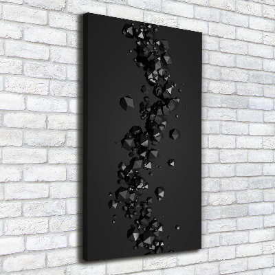 Verticale foto op canvas 3D-abstractie