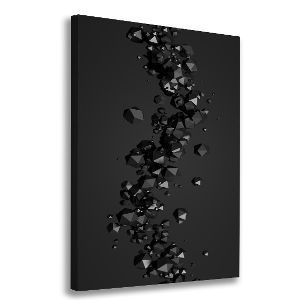 Verticale foto op canvas 3D-abstractie