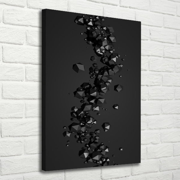 Verticale foto op canvas 3D-abstractie