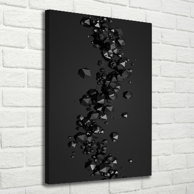 Verticale foto op canvas 3D-abstractie