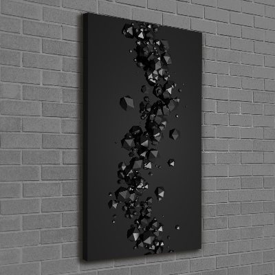 Verticale foto op canvas 3D-abstractie