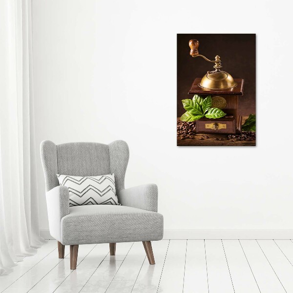 Verticaal schilderij op canvas Koffiemolen