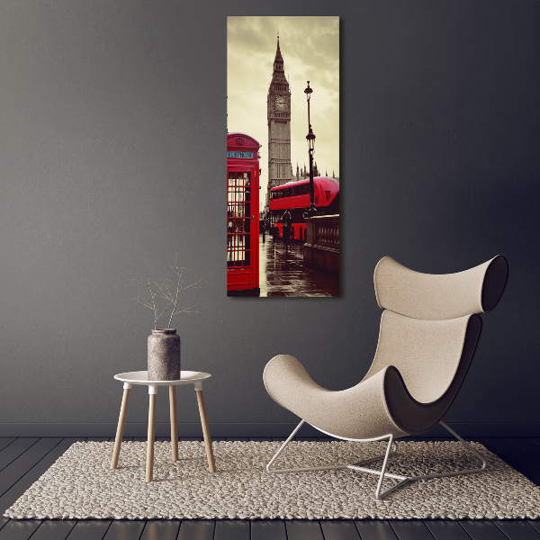 Verticale canvasfoto Big Ben Londen