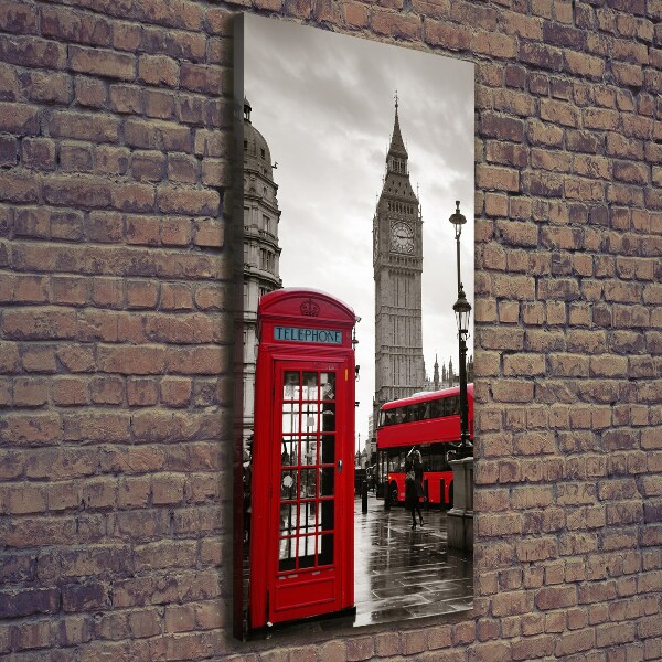 Verticale foto op canvas Big Ben Londen