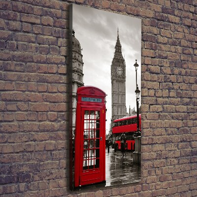 Verticale foto op canvas Big Ben Londen