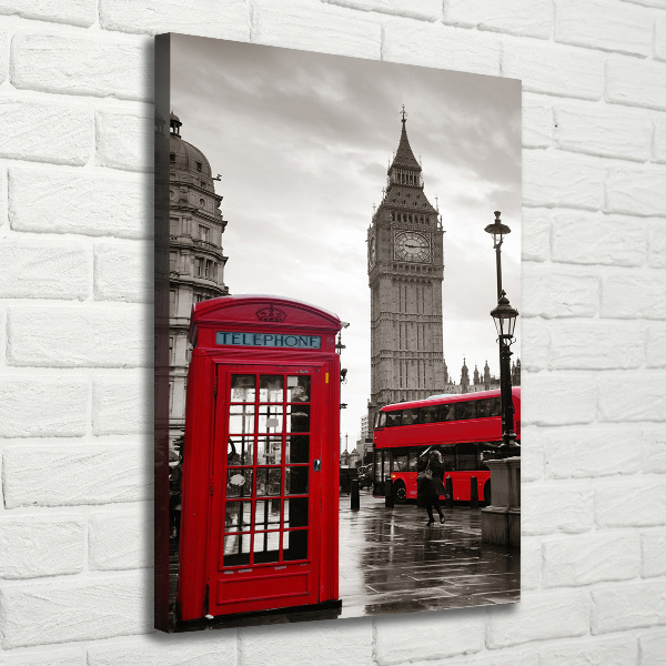 Verticale foto op canvas Big Ben Londen
