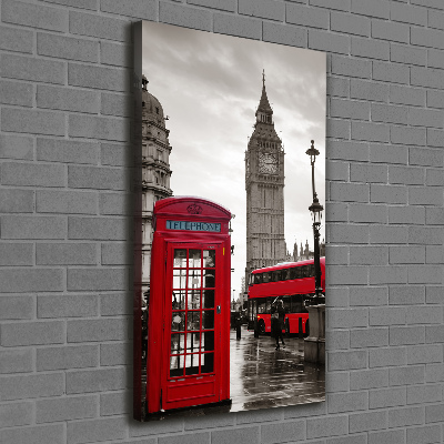 Verticale foto op canvas Big Ben Londen