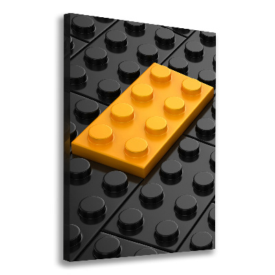 Verticale foto op canvas Lego