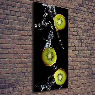 Verticaal schilderij op canvas Kiwi