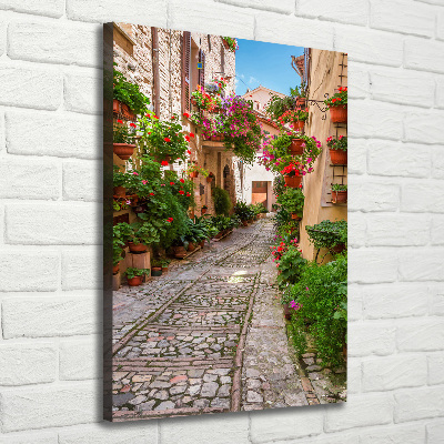 Verticale foto op canvas Umbrië, Italië