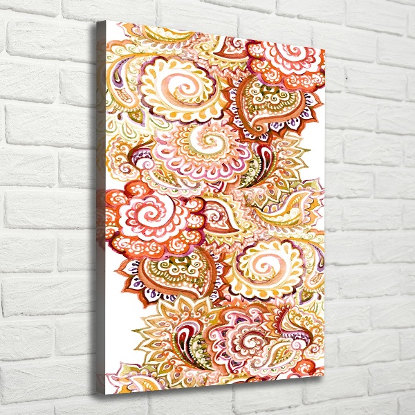 Verticaal canvasschilderij Ornamenten