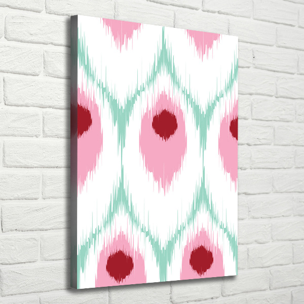 Verticale canvasfoto Pauwenpatroon