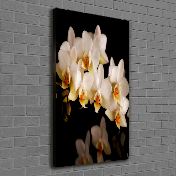 Verticale foto op canvas Orchidee