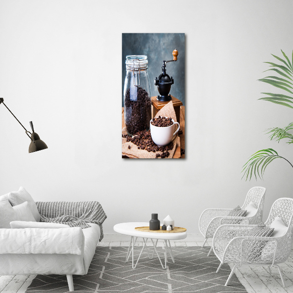 Verticale foto op canvas Koffiemolen