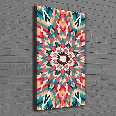 Verticale canvasfoto Caleidoscoop