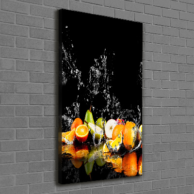 Verticaal canvasschilderij Fruit