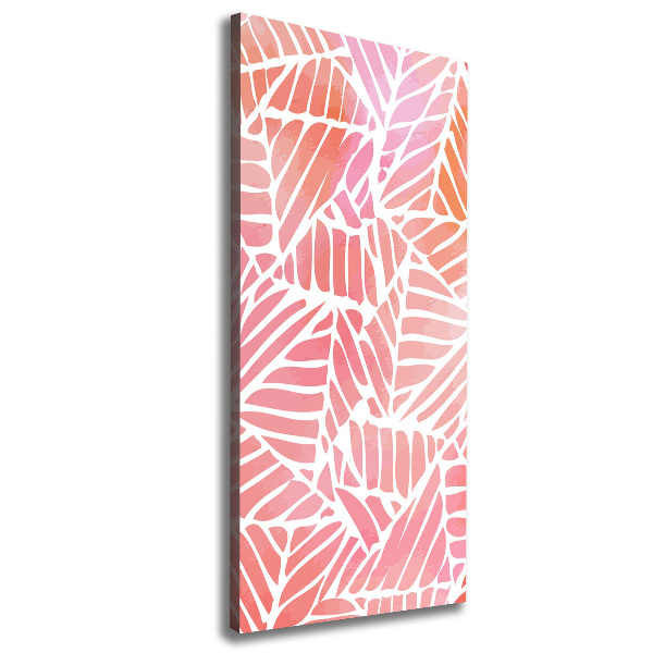 Verticaal schilderij op canvas Abstract patroon