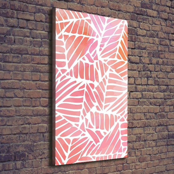 Verticaal schilderij op canvas Abstract patroon