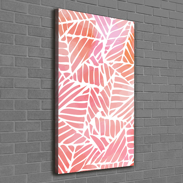 Verticaal schilderij op canvas Abstract patroon