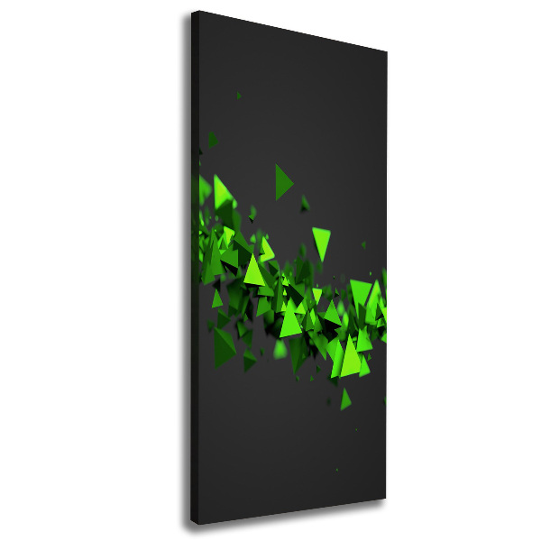 Verticale foto op canvas Geometrische golf