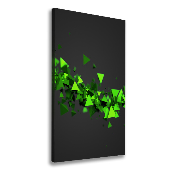 Verticale foto op canvas Geometrische golf