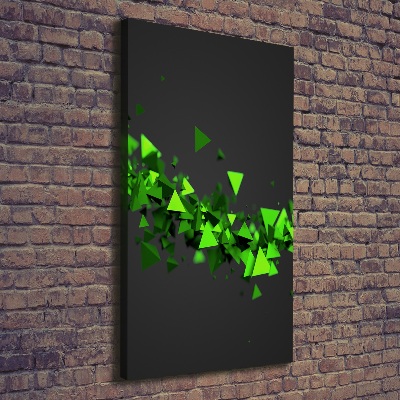 Verticale foto op canvas Geometrische golf