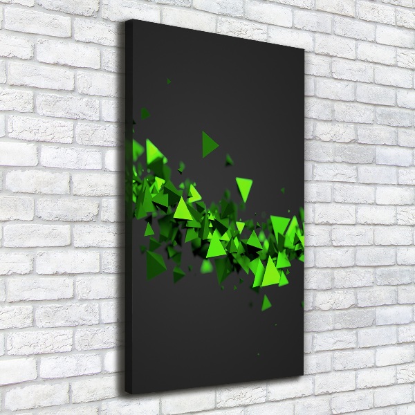 Verticale foto op canvas Geometrische golf