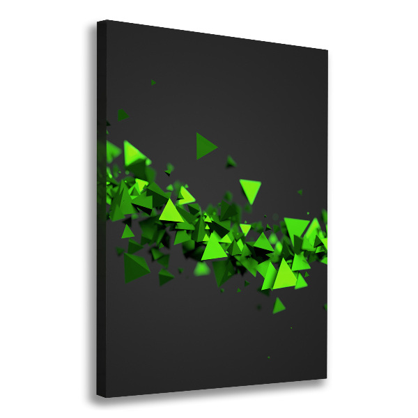 Verticale foto op canvas Geometrische golf