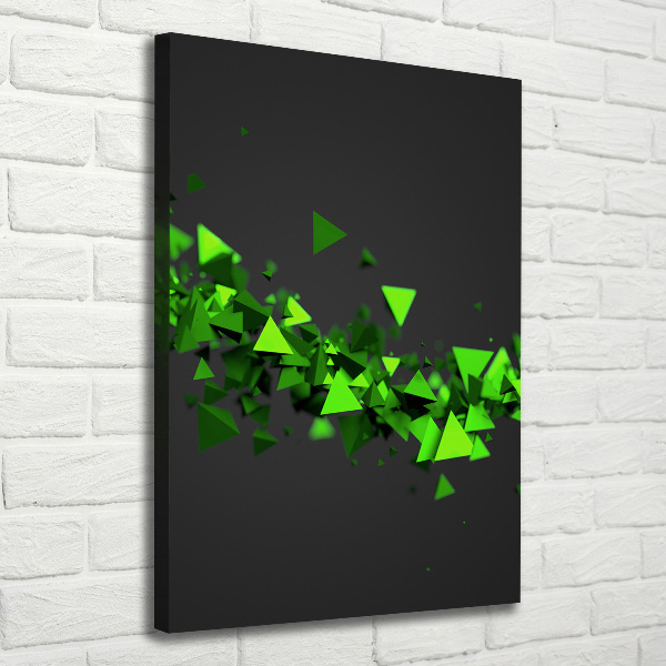 Verticale foto op canvas Geometrische golf