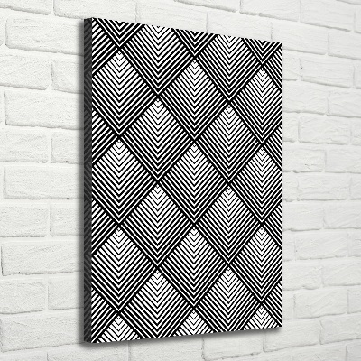 Verticale foto op canvas Geometrische achtergrond