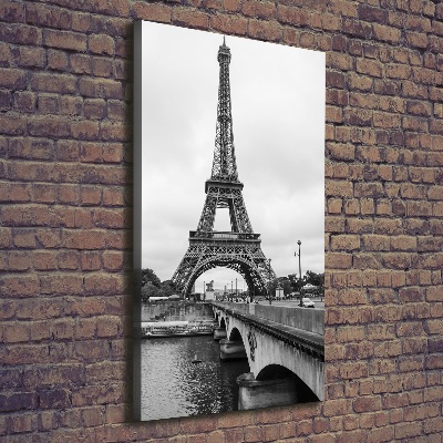 Verticale canvasfoto Eiffeltoren Parijs