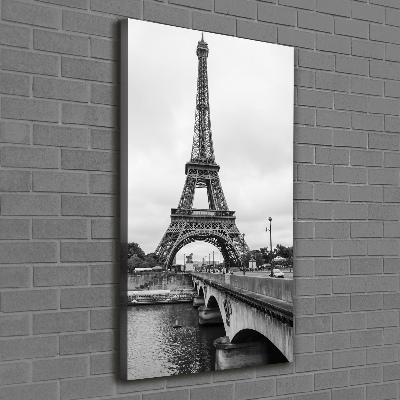 Verticale canvasfoto Eiffeltoren Parijs