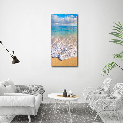 Verticale canvasfoto Tropisch strand