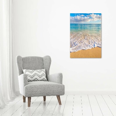 Verticale canvasfoto Tropisch strand
