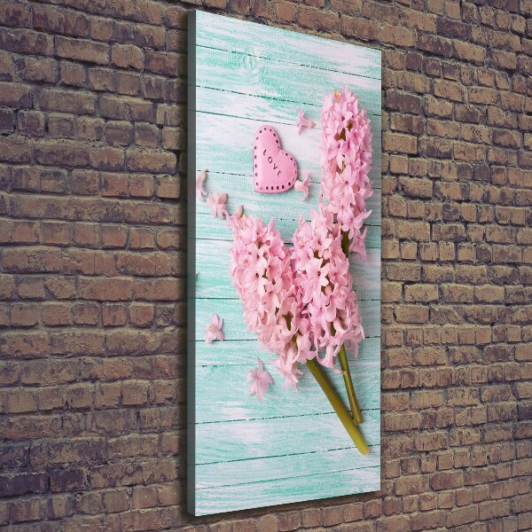 Verticale foto op canvas Seringbloemen