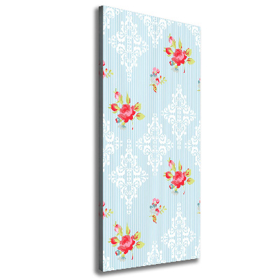 Verticale canvasfoto Rozen