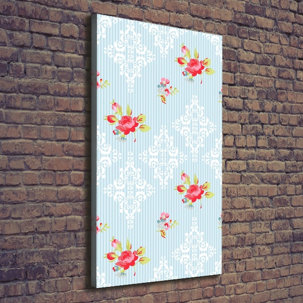 Verticale canvasfoto Rozen