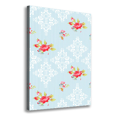 Verticale canvasfoto Rozen