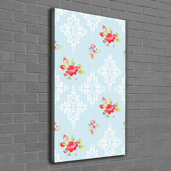 Verticale canvasfoto Rozen