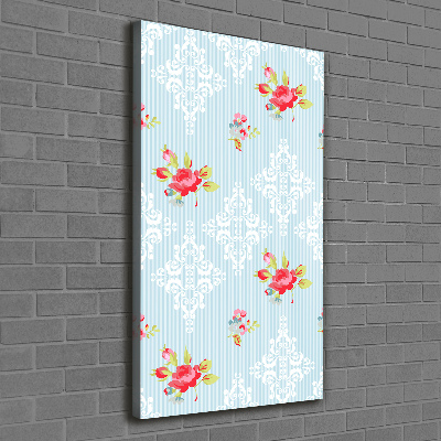 Verticale canvasfoto Rozen