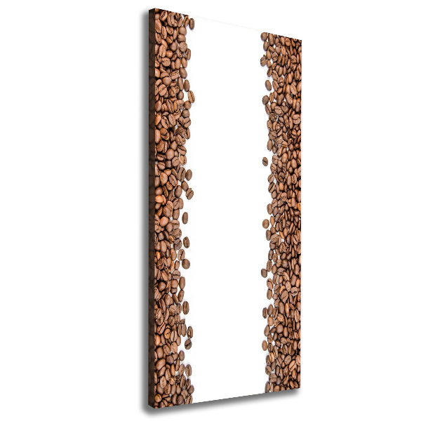 Verticaal schilderij op canvas Koffiebonen