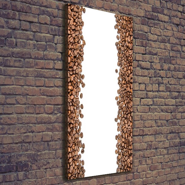 Verticaal schilderij op canvas Koffiebonen