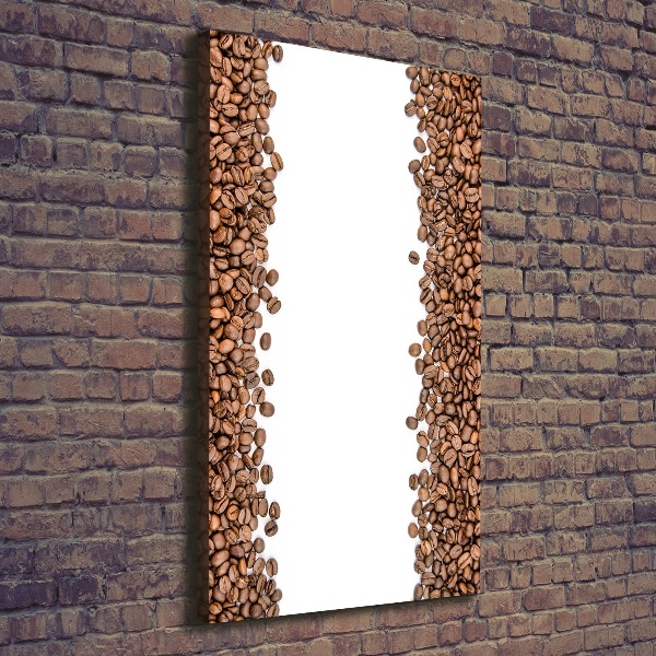 Verticaal schilderij op canvas Koffiebonen