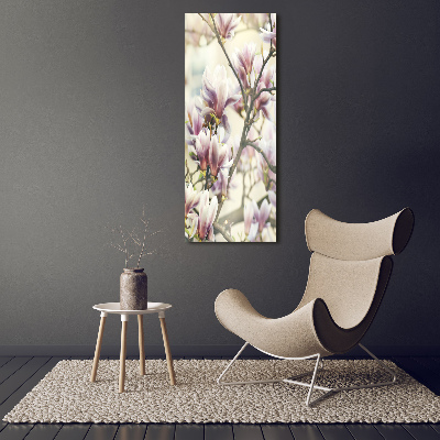 Verticale canvasfoto Magnolia