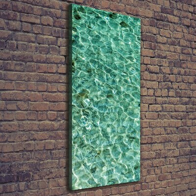Verticaal canvasschilderij Helder water